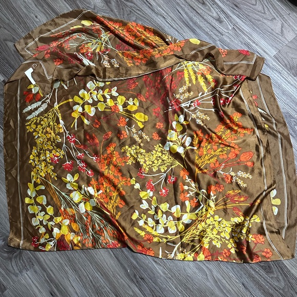 Autumn Earth Toned Scarf One Size new with tags - Picture 4 of 4